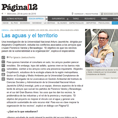 Las aguas y el territorio