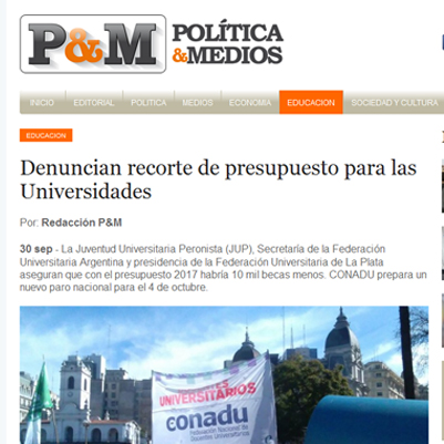 Política y medios