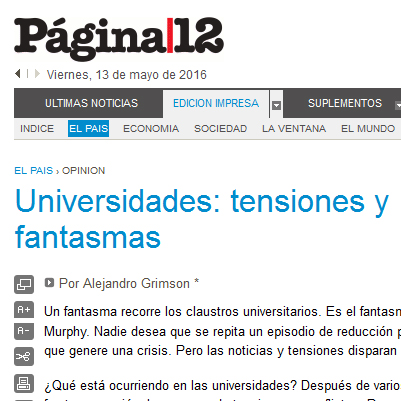 Universidades: tensiones y fantasmas