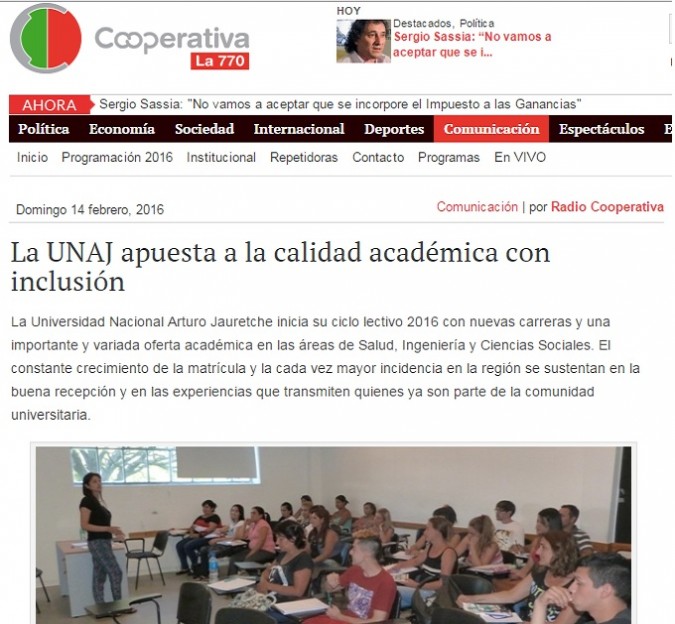 La UNAJ apuesta a la calidad – 02