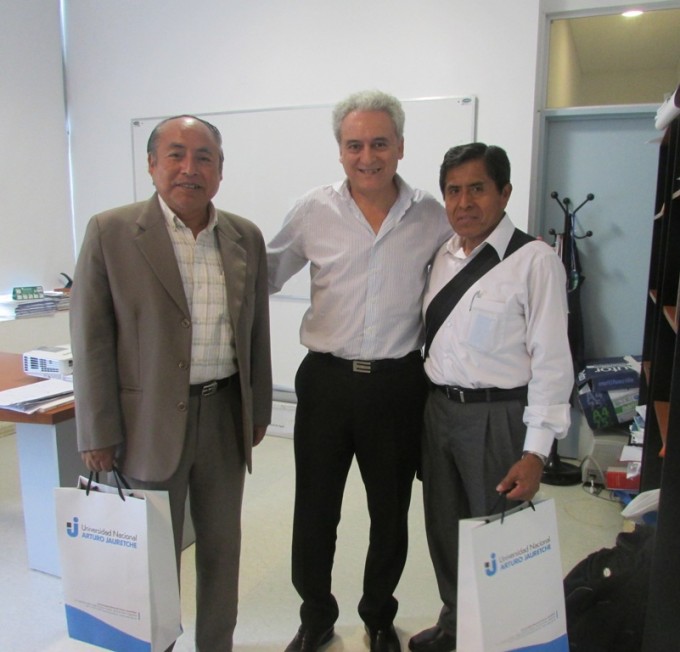 Representantes De La Universidad Nacional De Ingeniería De Perú Visitaron La UNAJ