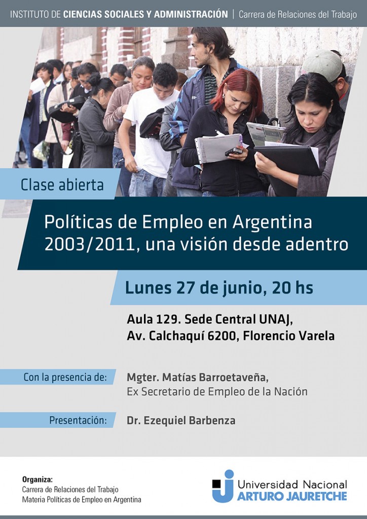 Políticas de Empleo en Argentina