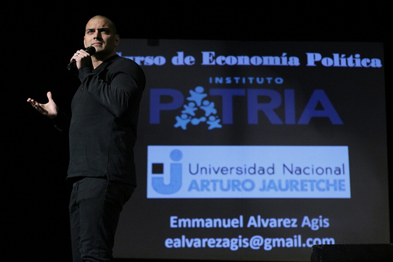 Emmanuel Álvarez Agis En El Inicio Del Curso Economía Política