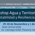 Workshop Agua Y Territorio: Sustentabilidad Y Resiliencia Urbana