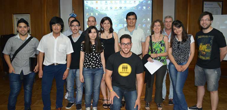 Presentación de proyectos de estudiantes de informática