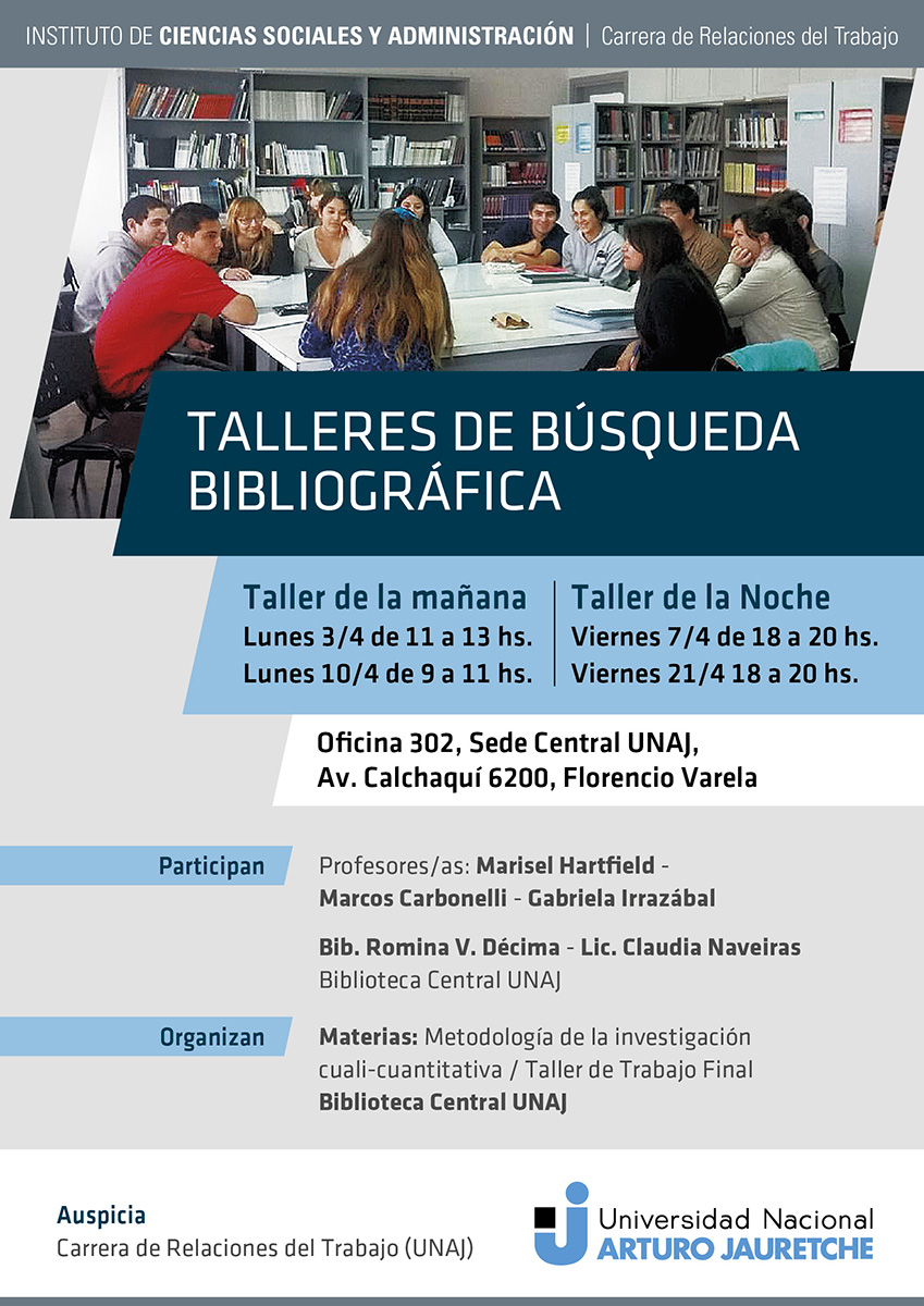 Talleres de búsqueda bibliográfica