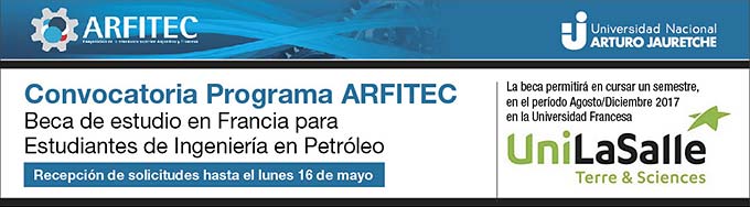 Convocatoria Programa ARFITEC. Beca de estudio en Francia para Estudiantes de Ingeniería en Petróleo