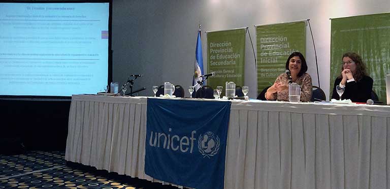 Investigadoras De La UNAJ Presentan Resultados De Estudio Realizado Con UNICEF