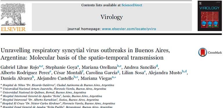 Investigadores de Salud publican en prestigiosa revista internacional “Virology”