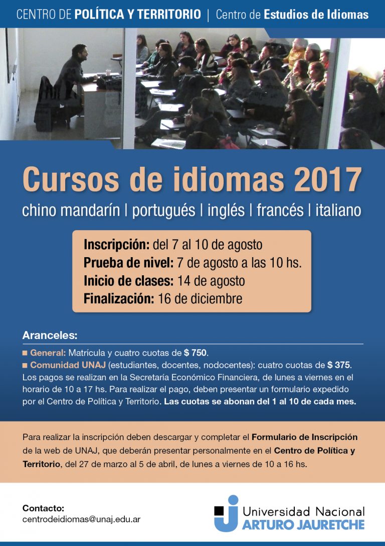 Cursos De Idioma 2017