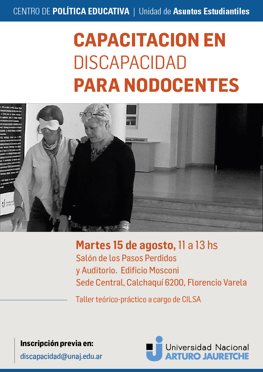 Capacitación en discapacidad para nodocentes