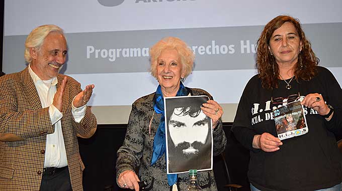 Estela de Carlotto participó de la presentación del Programa de Derechos Humanos
