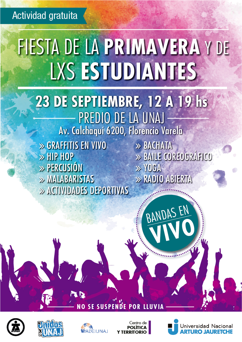 Fiesta de la primavera y lxs estudiantes