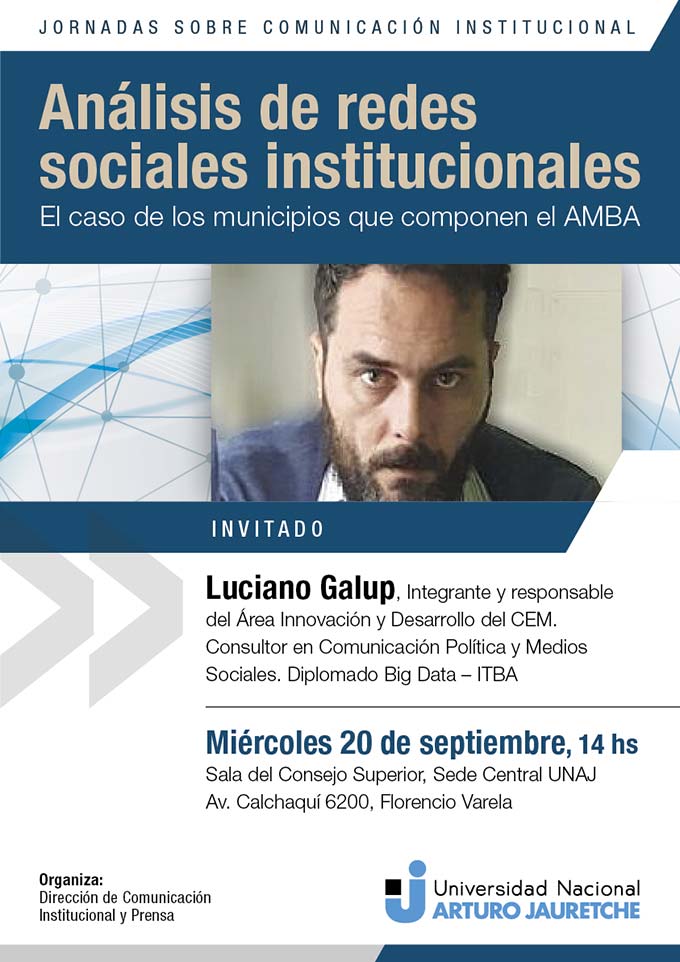 Análisis de redes sociales institucionales. El caso de los municipios que componen el AMBA