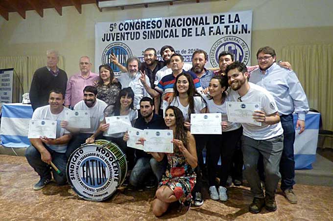 ATUNAJ presente en el congreso de la Juventud Sindical de la FATUN