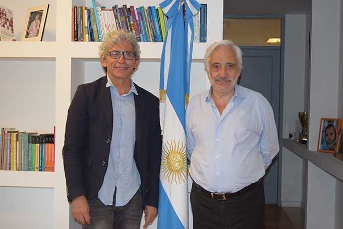 El Rector De La Universidad Nacional De Educación De Ecuador En La UNAJ