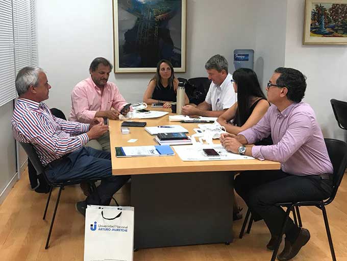 Reunión de trabajo con el municipio de Almirante Brown