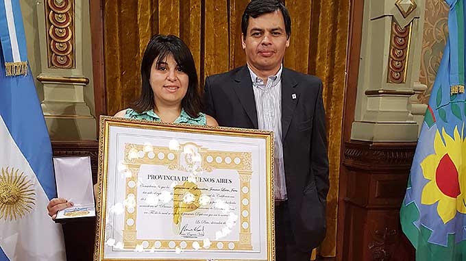 Graduada de Ingeniería Informática recibió el Premio Provincia de Buenos Aires a los mejores promedios