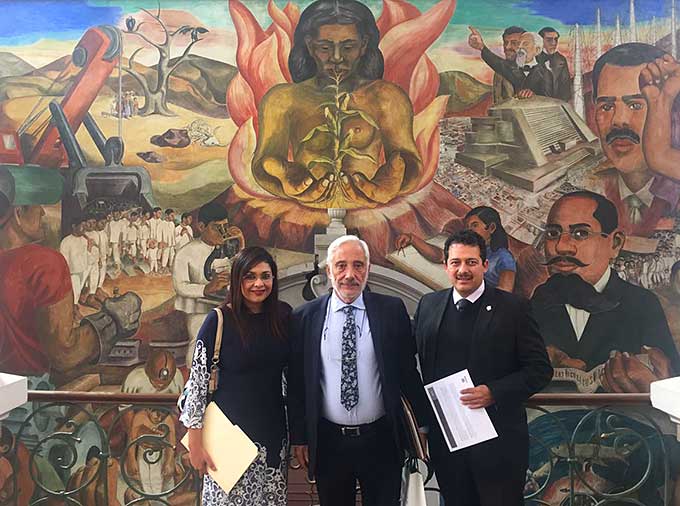 El Rector Ernesto Villanueva Visita La Universidad Autónoma Del Estado De México - UAEMex (Toluca)