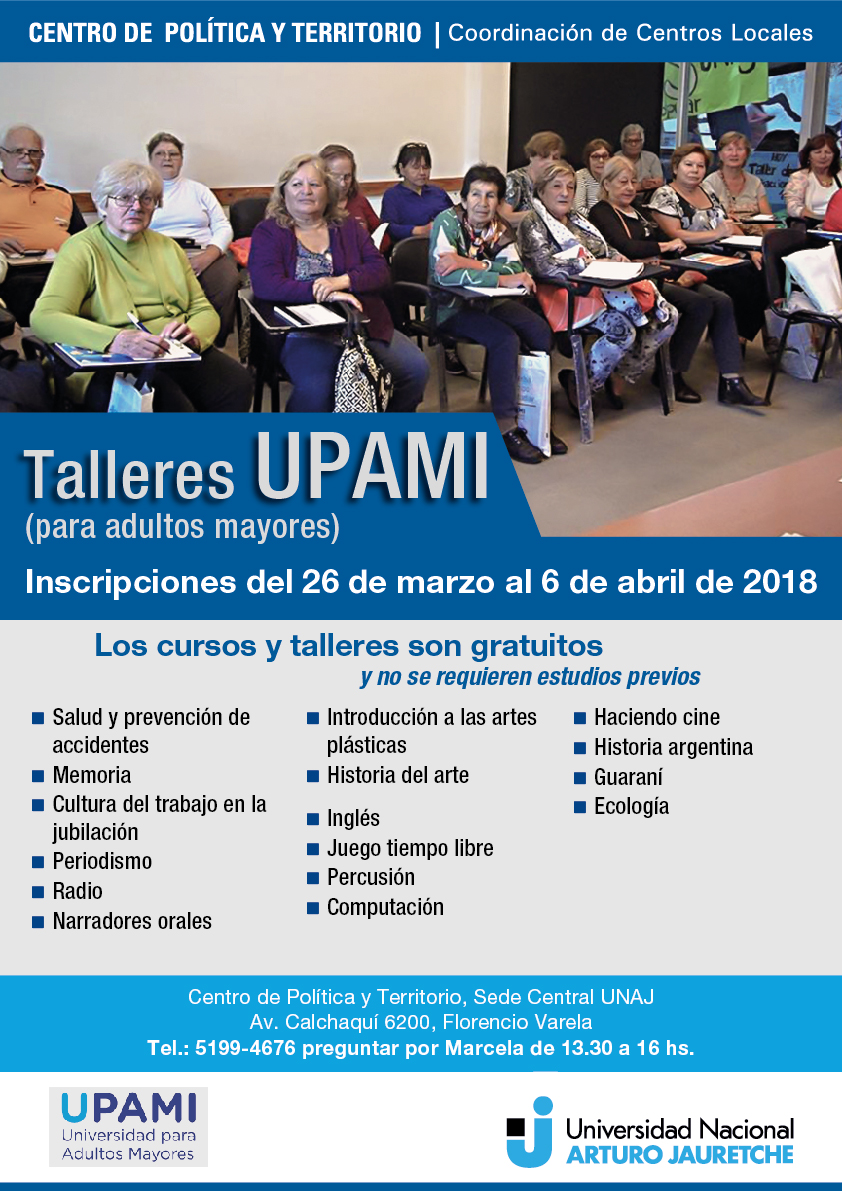 Talleres UPAMI 2018 