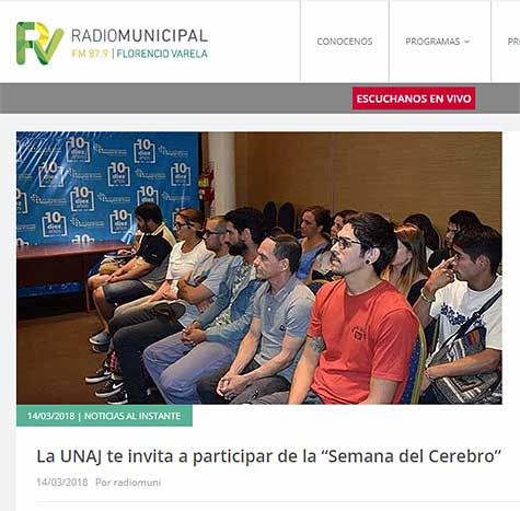 La UNAJ te invita a participar de la “Semana del Cerebro”