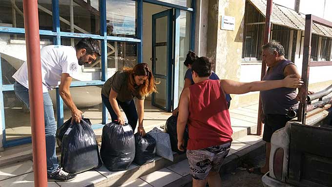 Exitosa campaña solidaria por los inundados de Salta en la UNAJ