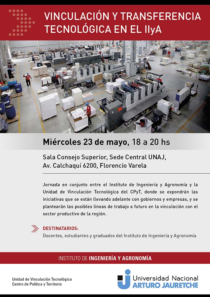 Vinculación y Transferencia Tecnológica en el IIyA
