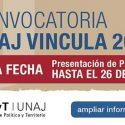 Convocatoria UNAJ Vincula 2018