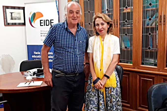 Profesor de la UNAJ en visita académica a la Universidad de Alcalá de Hernares