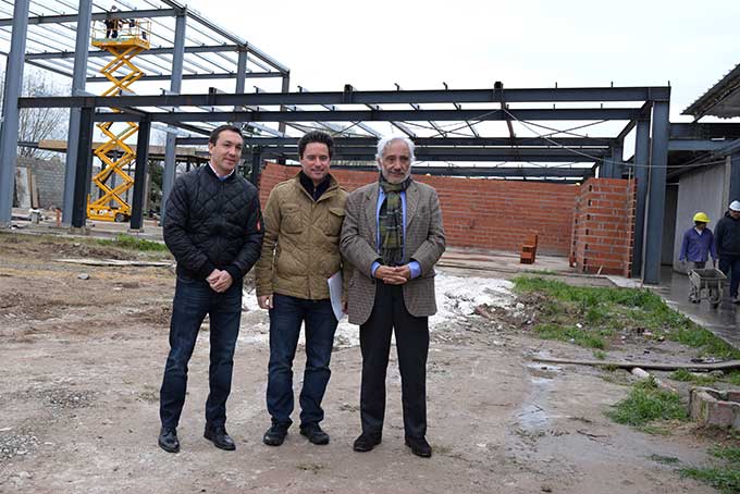 El Director General De Educación Bonaerense Visitó Las Obras De La Escuela Técnica De La UNAJ