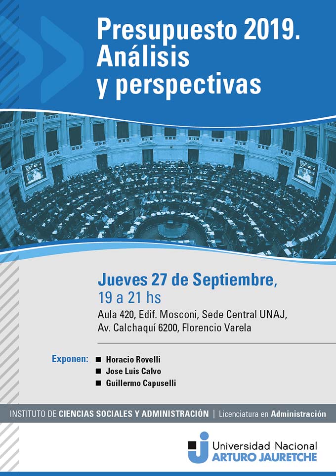 Presupuesto 2019. Análisis y perspectivas
