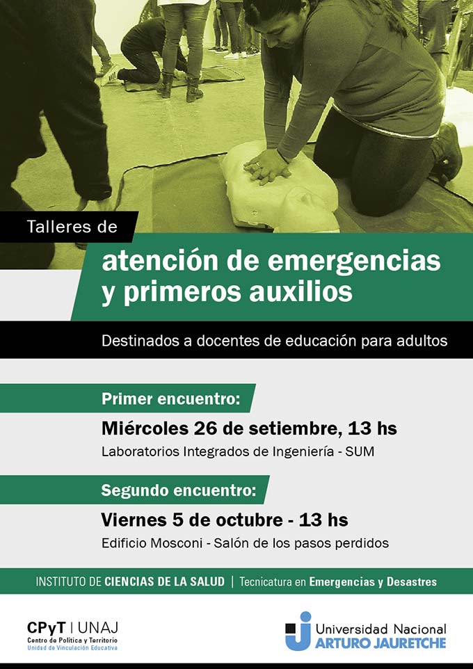 Talleres de atención de emergencias y primeros auxilios