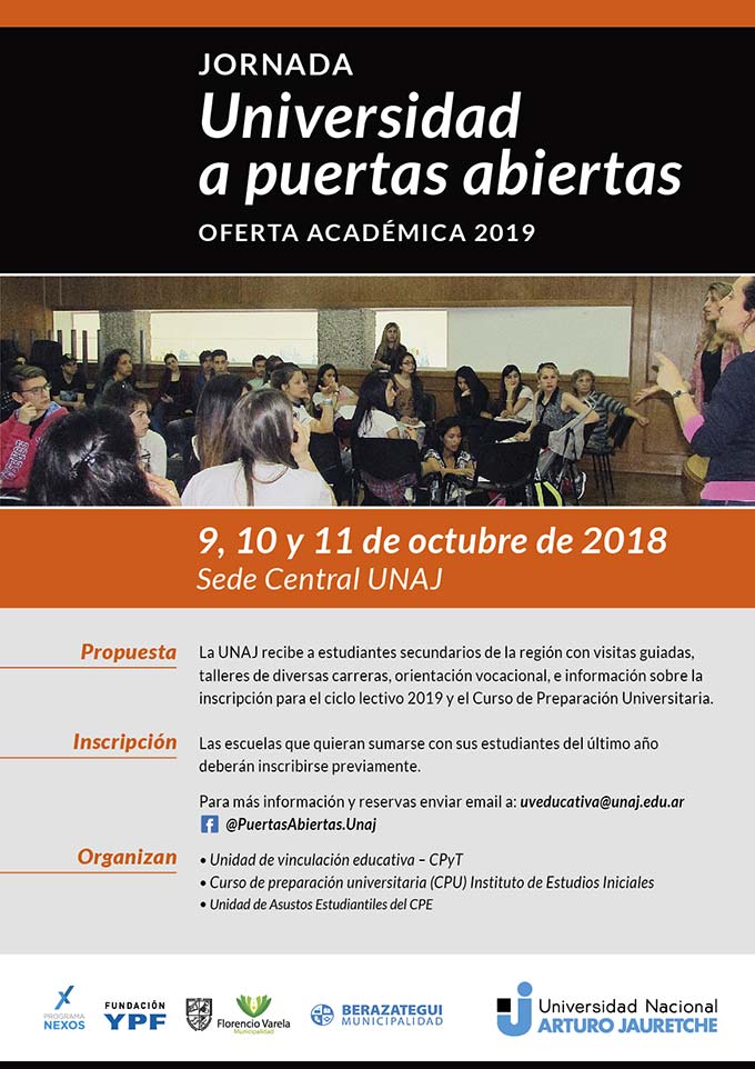 Jornada Universidad a Puertas Abiertas