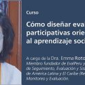 Curso: Cómo Diseñar Evaluaciones Participativas Orientadas Al Aprendizaje Social