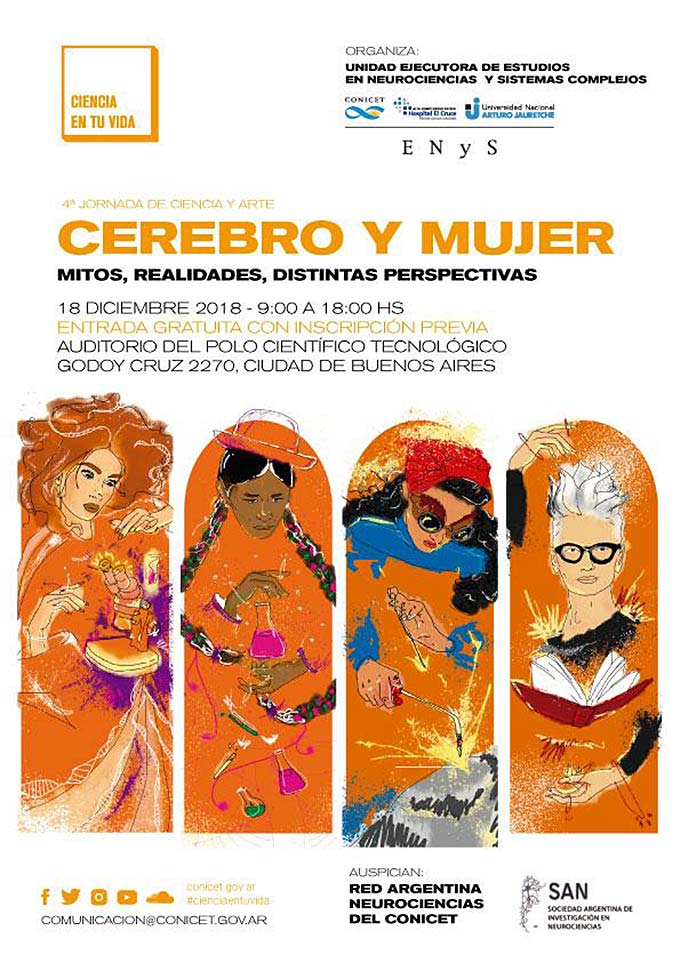 Organizan una jornada de ciencia y arte sobre cerebro y mujer