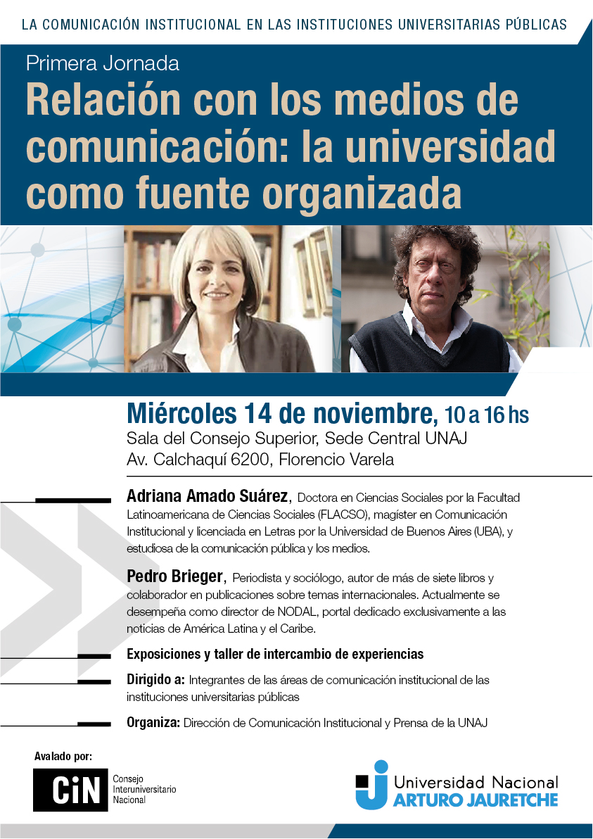 La comunicación institucional en las universidades nacionales