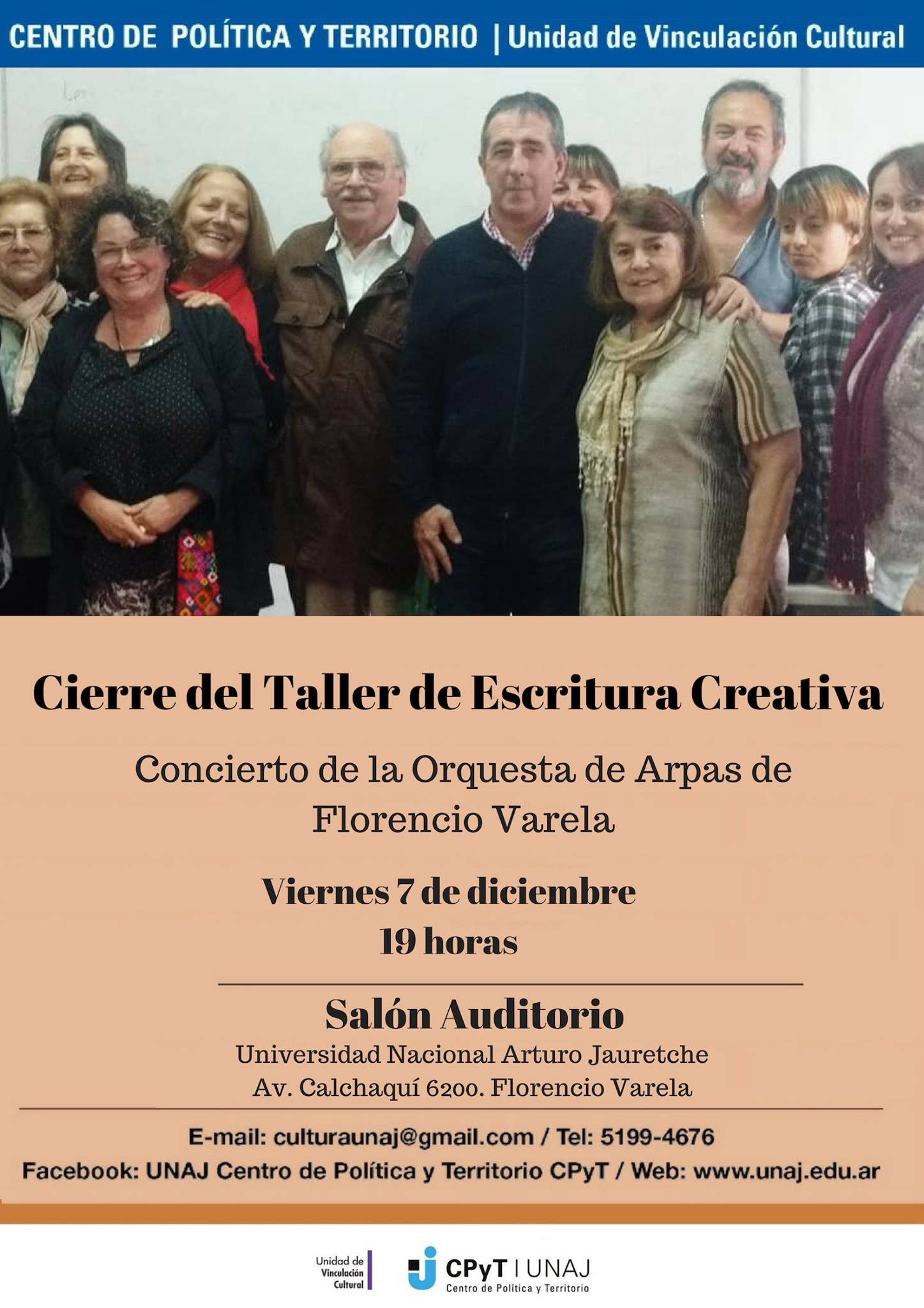Cierre de Taller de escritura creativa