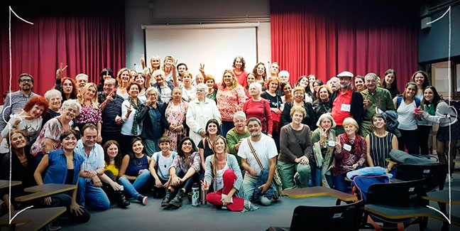 Alumnos de los Talleres UPAMI UNAJ participaron de una jornada sobre adultos mayores en la UBA