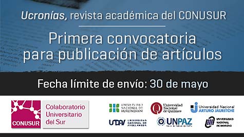 Primera Convocatoria A Artículos De Ucronías, Revista Académica Del CONUSUR