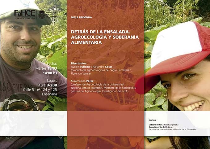 Mesa redonda: "Detrás de la Ensalada. Agroecología y Soberanía Alimentaria"