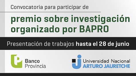 Convocatoria para participar de premio sobre investigación organizado por BAPRO