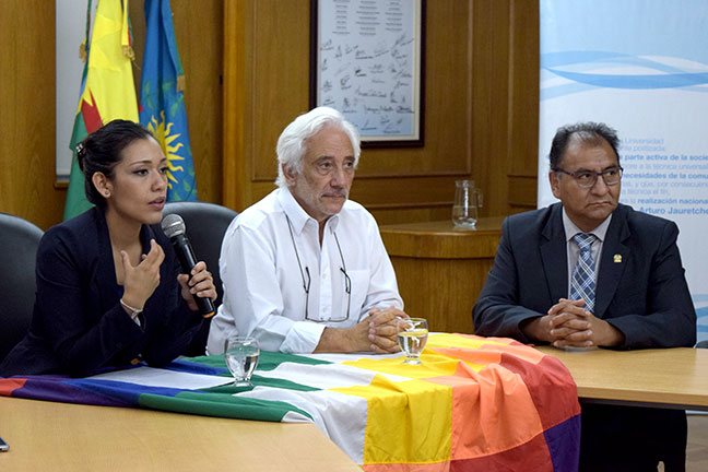 Charla de la presidenta del Senado del Estado Plurinacional de Bolivia Adriana Salvatierra