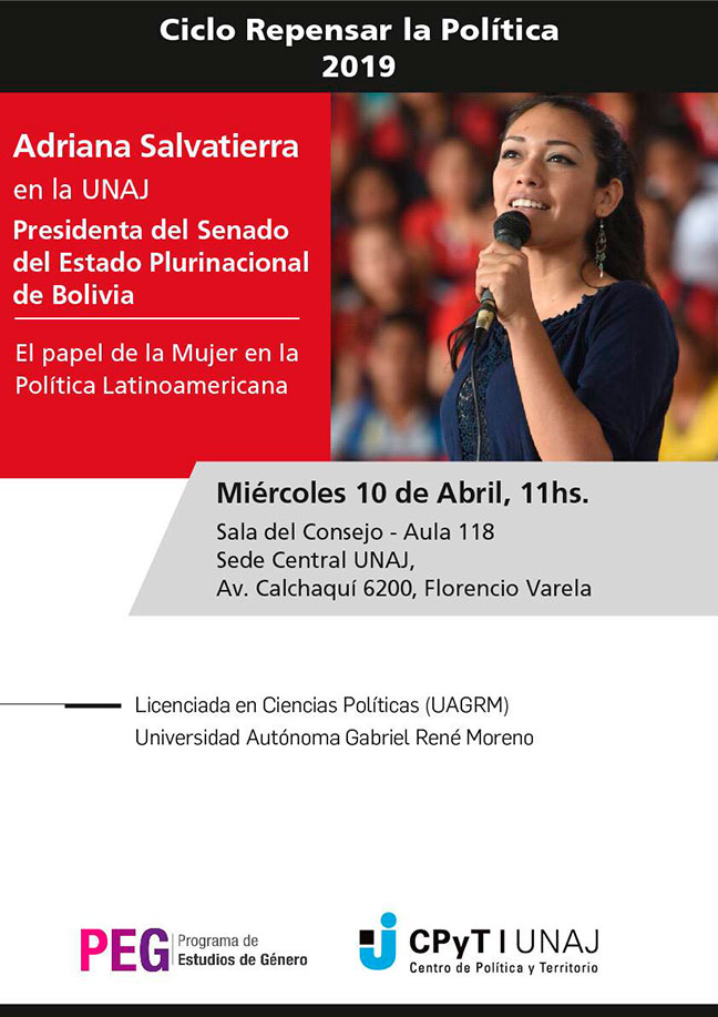 Adriana Salvatierra en la UNAJ | Repensar la Política