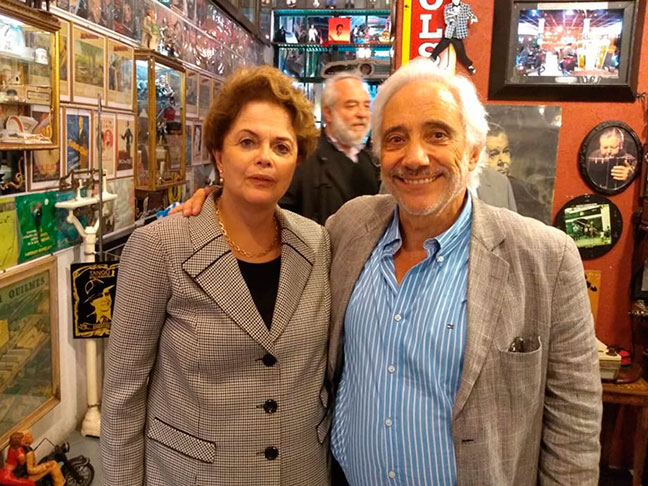 Ernesto con Dilma