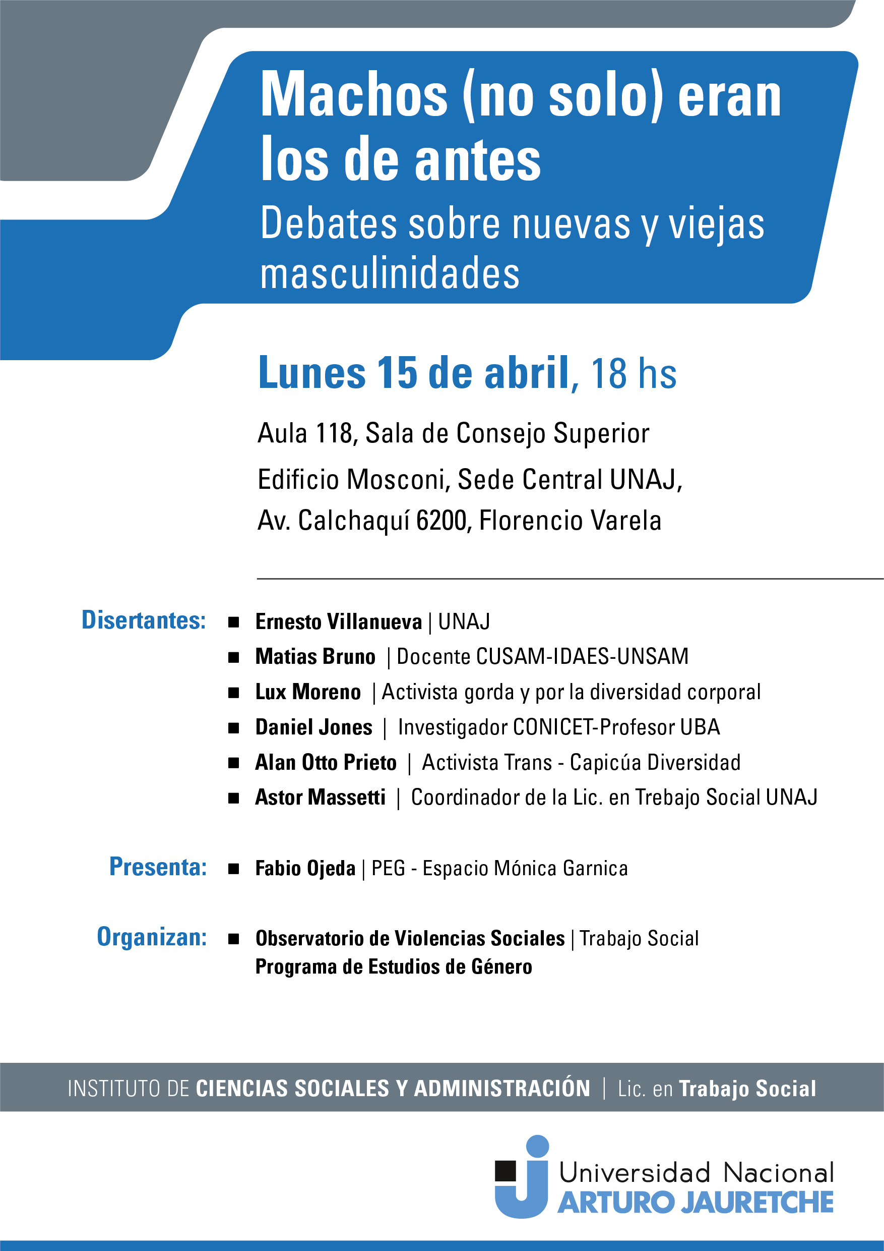 Nuevas y viejas masculinidades