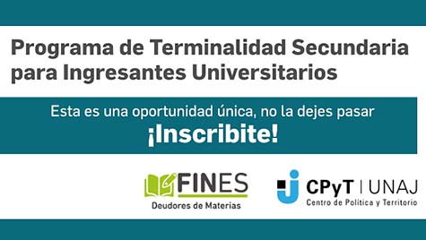 Programa De Terminalidad Secundaria Para Ingresantes Universitarios