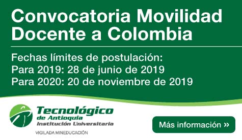 Convocatoria Movilidad Docente A Colombia