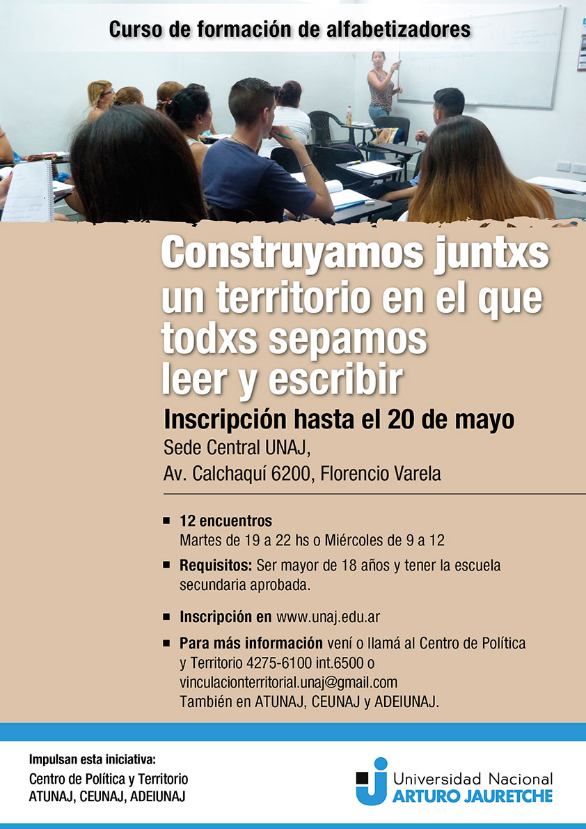 Curso de formación de alfabetizadores