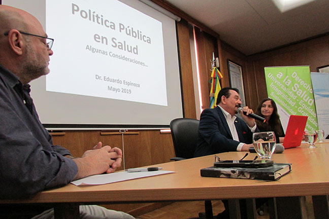 El viceministro de Salud de El Salvador en un nuevo seminario del ciclo Sistemas de Salud Comparados