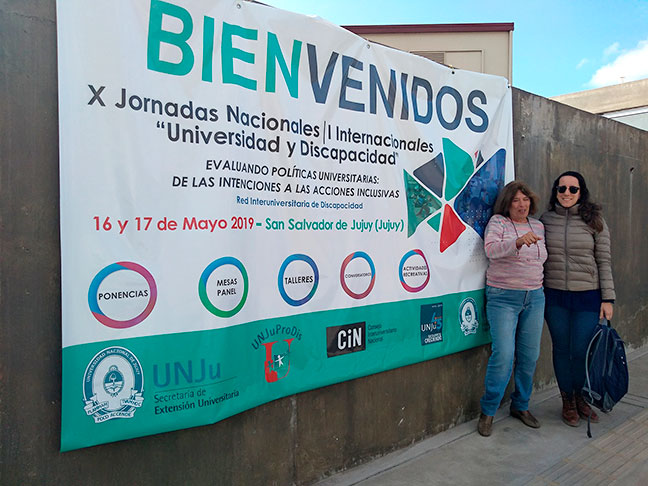 Docentes de la UNAJ participaron de las jornadas sobre universidad y discapacidad